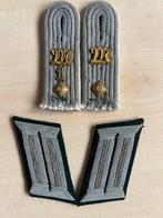 Duitse kraagspiegels en schulterstücke Machinegewehr !, Verzamelen, Militaria | Tweede Wereldoorlog, Ophalen of Verzenden, Landmacht