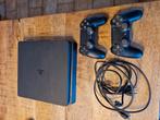 Ps4 + kabels + 2 controllers, Games en Spelcomputers, Spelcomputers | Sony PlayStation 4, Ophalen, Zo goed als nieuw