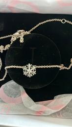Pandora halsketting sneeuwvlokje, Handtassen en Accessoires, Ophalen of Verzenden, Nieuw, Zilver