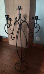 Chandelier avec 4 bras orientables, Ophalen, 50 tot 75 cm, Zwart, Zo goed als nieuw