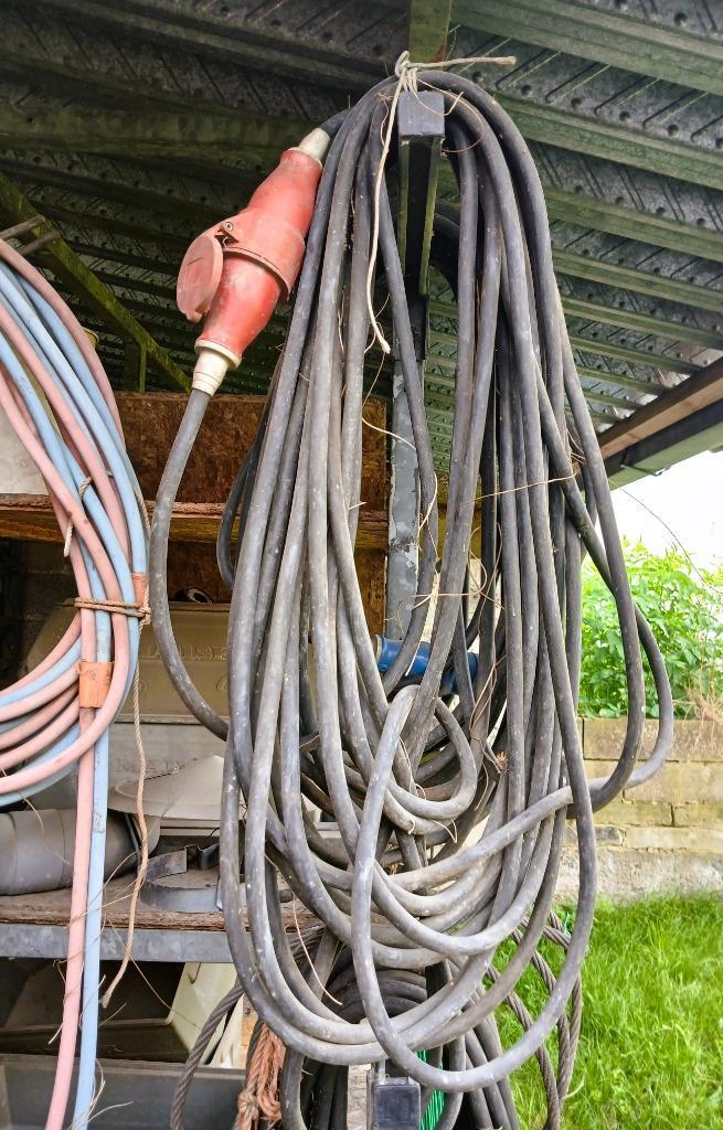 380 Volt verlengsnoer, Doe-het-zelf en Bouw, Elektriciteit en Kabels, Gebruikt, Ophalen