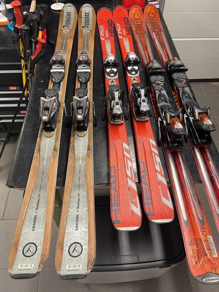 Skis alpins + chaussures, Sport en Fitness, Skiën en Langlaufen, Gebruikt, Ski's, Ski, Overige merken, Carve, 160 tot 180 cm, Ophalen