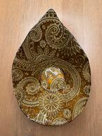 Mid Century Paisley Glass Art Bowl, Ophalen