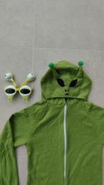 Alien kostuum met bril 7-9j, Utilisé, Enlèvement ou Envoi