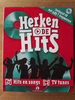 Herken de hits, songs en tv-tunes (spel) inclusief cd, CD & DVD, CD | Autres CD, Comme neuf, Muziekquiz - muziekspel, Coffret