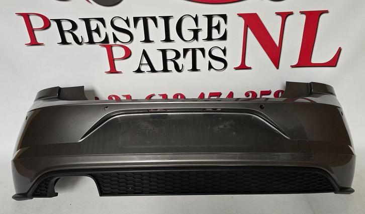 Achterbumper VW Polo 2G AW GTI LA7N 4xPDC BUMPER bj.2017-, Auto-onderdelen, Carrosserie, Bumper, Volkswagen, Achter, Gebruikt