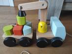 houten speelgoed kraan vrachtwagen, Ophalen of Verzenden