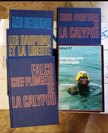 5 livres de Cousteau 