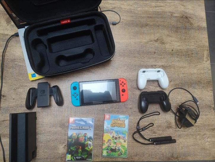 Nintendo en toebehoren, Games en Spelcomputers, Spelcomputers | Nintendo Switch, Zo goed als nieuw, Ophalen