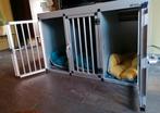 Kennel - bench voor in auto voor 3 honden, zeer goede staat, Enlèvement, Comme neuf