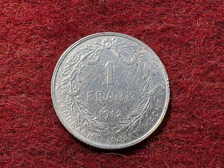 1 Frank Devreese - 1912 NL (#092#), Postzegels en Munten, Munten | België, Losse munt, Zilver, Zilver, Ophalen of Verzenden