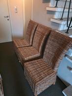 5 eetkamerstoelen in rotan, Ophalen