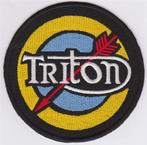 Triton stoffen opstrijk patch embleem #1, Motoren, Verzenden, Nieuw