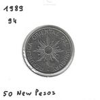 Uruguay, 50 Nuevos Pesos 1989., Enlèvement ou Envoi, Amérique du Sud, Monnaie en vrac