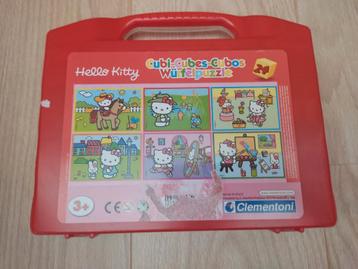 Blokkenpuzzel hello kitty in doos 24 stuks beschikbaar voor biedingen