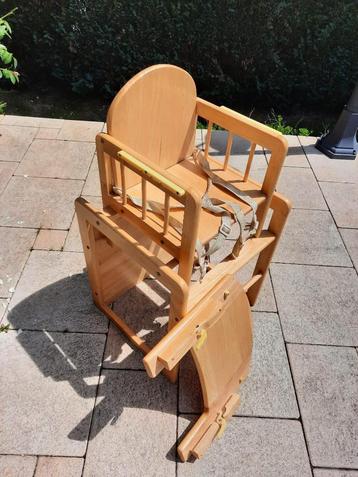Chaise bébé modulable : double fonction (table et chaise), Enlèvement, Utilisé, Autres types