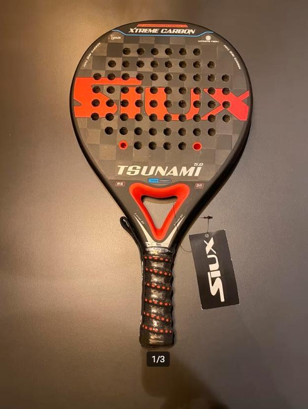 Padel racket siux tsunami 5.0 24k 2025 (nieuwkoop prijs€250), Sports & Fitness, Padel, Neuf, Raquette de padel, Enlèvement ou Envoi