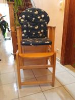 Chaise haute en bois pour enfant, Comme neuf, Plateau amovible, Chaise de table, Enlèvement