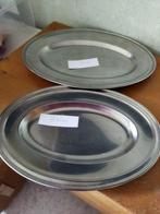 2 ovale roestvrijstalen bakjes, Ophalen of Verzenden, Zo goed als nieuw, Ovaal, Overige materialen
