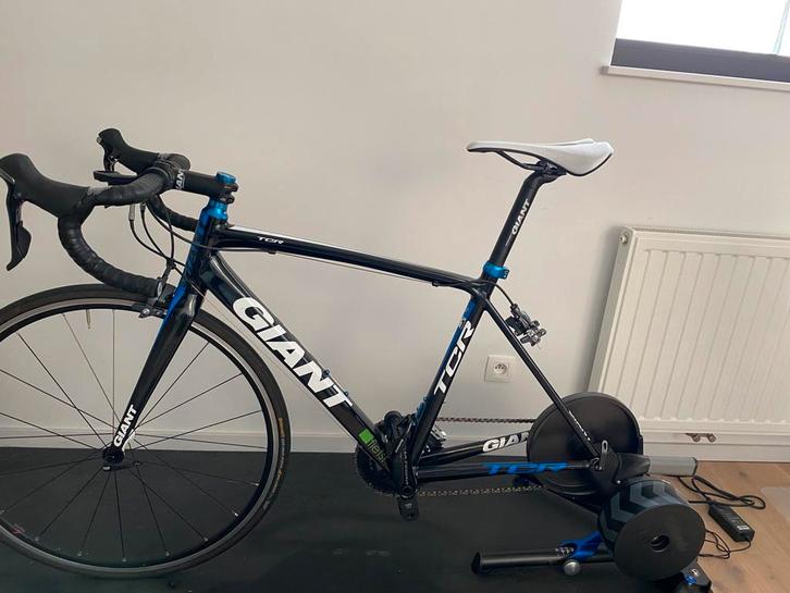 Wahoo Kickr v5 mèt gratis Giant fiets Ultegra 11s, Fietsen en Brommers, Fietsen | Racefietsen, Zo goed als nieuw, Giant, Aluminium