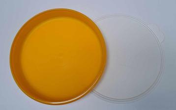 Tupperware Boite « Igloo » Surgélation - Ronde - Orange