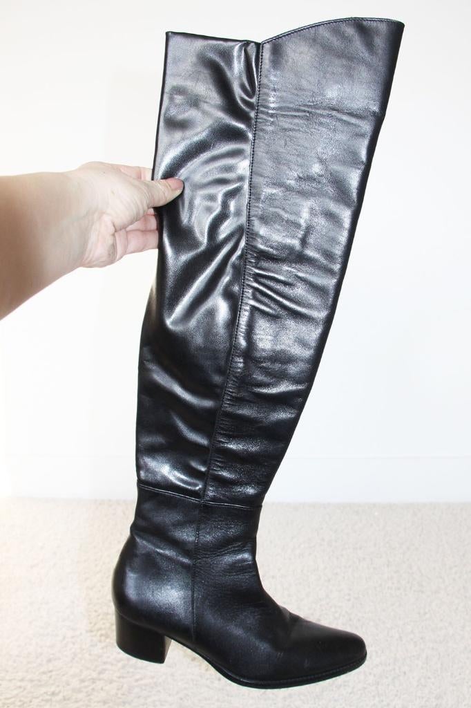 Prachtige Leren Pinto Di Blu Knielaarzen s15 (Maat36) €110,-, Kleding | Dames, Schoenen, Zo goed als nieuw, Hoge laarzen, Zwart