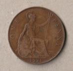 UK : 1 (gebruikte) munt van 1 penny (1921), Ophalen of Verzenden, Losse munt, Overige landen