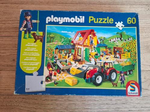 Playmobil puzzel 55458 Stukken van kleurige boerderij, Kinderen en Baby's, Speelgoed | Playmobil, Gebruikt, Ophalen of Verzenden