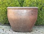 terracotta bloempot - vorstbestendig - dia. 50 cm - h. 40 cm, Tuin en Terras, Ophalen, Rond, Terracotta, Tuin