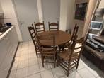 ronde tafel met 6stoelen, Huis en Inrichting, Gebruikt, 50 tot 100 cm, Rond, 50 tot 100 cm