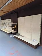 Metalen wandrek met haken (2 stuks), Huis en Inrichting, Woonaccessoires | Wandplanken en Boekenplanken, Ophalen, Gebruikt