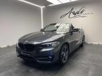 BMW 2 Serie 218 Cabriolet *PACK SPORT*SIEGE CHAUFF*1 PROP*GA, Autos, Argent ou Gris, Euro 6, Cabriolet, Boîte manuelle