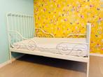 Meegroeibed Ikea wit, Kinderen en Baby's, Kinderkamer | Bedden, Ophalen, 70 tot 85 cm, Zo goed als nieuw, Matras