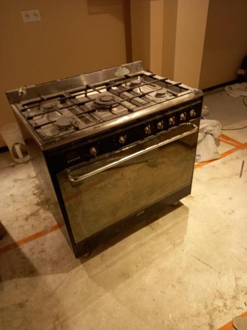 Smeg gas combi kookplaat., Elektronische apparatuur, Ovens, Gebruikt, Vrijstaand, Oven, 60 cm of meer, Ophalen of Verzenden