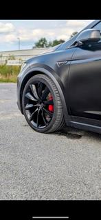Tesla long range 100D gegarandeerd. 6 zitplaatsen!, Auto's, Tesla, Automaat, Model X, Zwart, Leder
