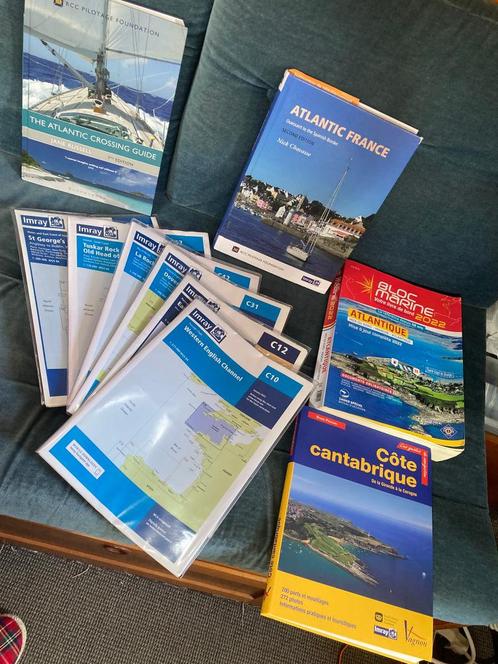 NV charts, RCC, Imray kaarten en pilots Zuidwaarts, Watersport en Boten, Navigatiemiddelen en Scheepselektronica, Zo goed als nieuw
