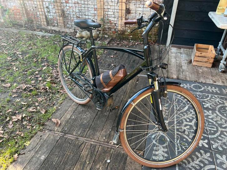 Riese en muller cruiser herenfiets,maat 60,zwart retro, Vélos & Vélomoteurs, Vélos électriques, Utilisé, Riese & Müller, 59 cm ou plus