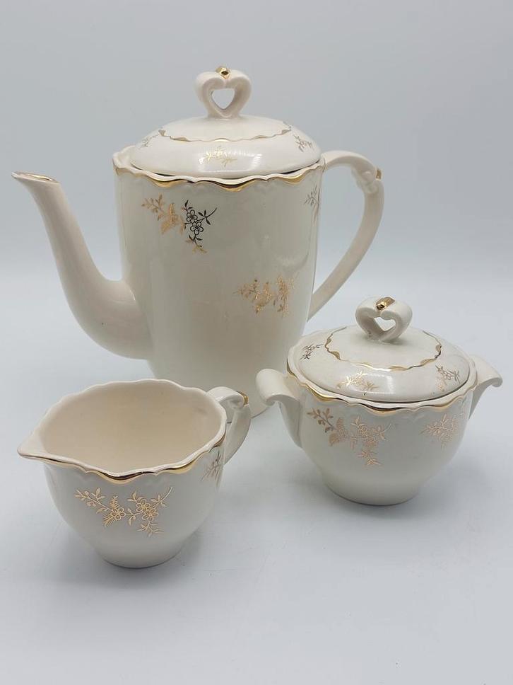 Uitgebreid vintage servies van Boch, La Louviere., Antiek en Kunst, Antiek | Servies compleet, Ophalen