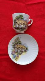 Prachtige antiek koffiekopje Bone China, Antiek en Kunst, Ophalen of Verzenden