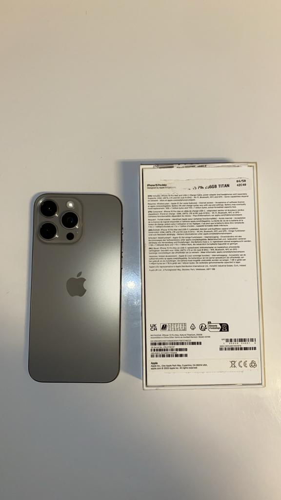 Apple iPhone 15 Pro Max, Telecommunicatie, Mobiele telefoons | Apple iPhone, 256 GB, iPhone 15 Pro Max, Ophalen