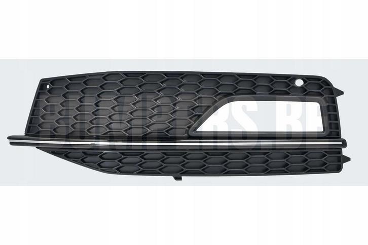 GRILL AUDI A4 B8 8K 2013- FACELIFT LEFT FRONT BUMPER GRILLE, Auto-onderdelen, Overige Auto-onderdelen, Gebruikt, 6 maanden garantie