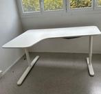 Bureau d’angle IKEA bekant, Huis en Inrichting, Ophalen, In hoogte verstelbaar, Zo goed als nieuw, Bureau