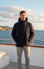 Massimo Dutti – Donkerblauwe Technische Parka / Jack, Kleding | Heren, Jassen | Winter, Ophalen of Verzenden, Zo goed als nieuw