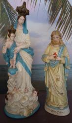 Religieuze beelden moeder Maria en Jezus, Antiek en Kunst, Antiek | Religieuze voorwerpen, Ophalen