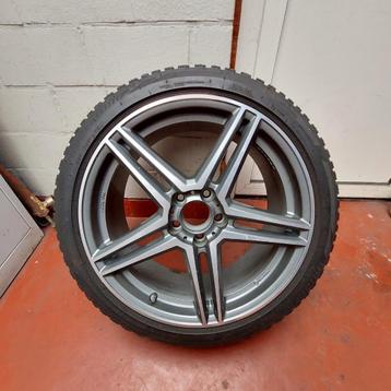 Set winterbanden + alu velgen - als nieuw 245/40R19 98V beschikbaar voor biedingen