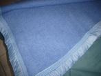 COUVERTURE pure laine vierge, Enlèvement ou Envoi, Comme neuf, Deux personnes, Couverture ou Couette