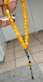 Tesbih 7mm/7mmGele Perskleurige Kralen met Stalen Kwast, Enlèvement ou Envoi
