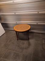 Antieke houten ronde salontafel Diameter73cmH53 perfect p5eu, Huis en Inrichting, Tafels | Salontafels, Ophalen of Verzenden