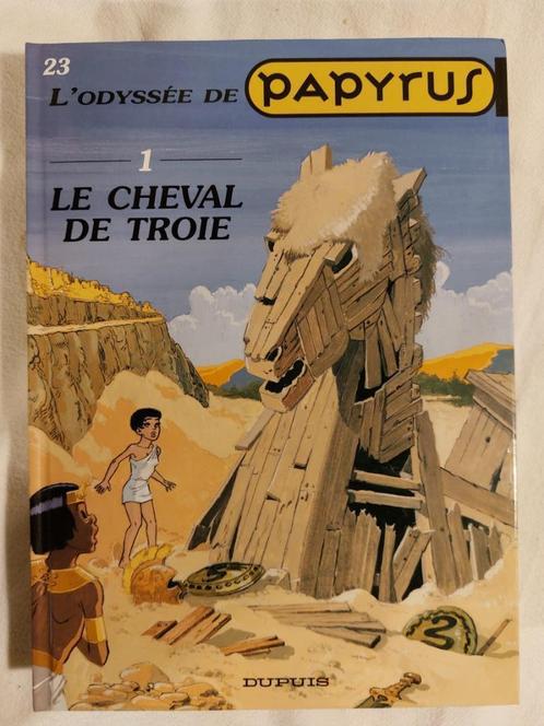 Papyrus T.23 Le cheval de Troie - édition originale (eo) - B, Boeken, Stripverhalen, Gelezen, Eén stripboek, Ophalen of Verzenden