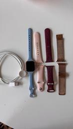 Apple Watch SE 44mm Roségoud Aluminium Roze Sportband, Handtassen en Accessoires, Smartwatches, Ophalen of Verzenden, Gebruikt